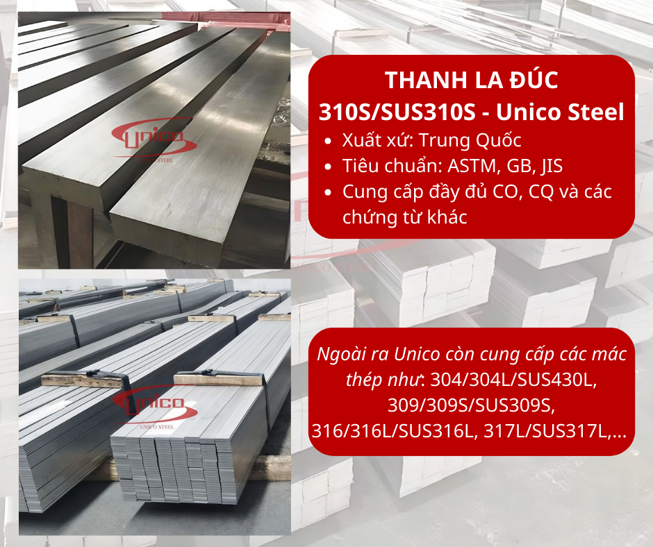 THANH LA ĐÚC 310S/SUS310S - Unico Steel